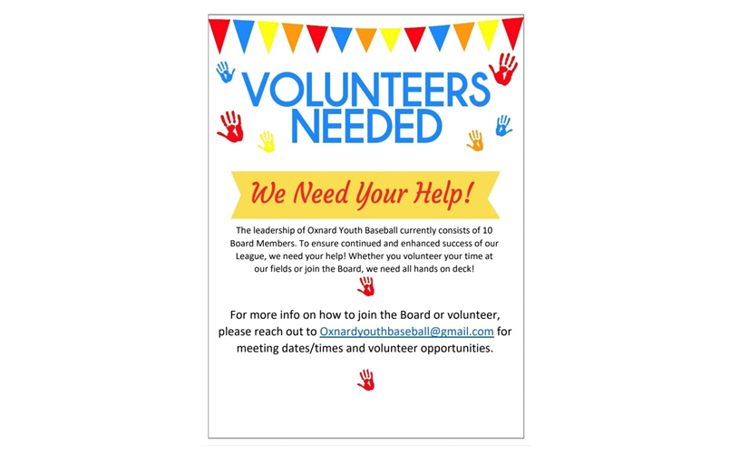 Volunteers Needed Flyer