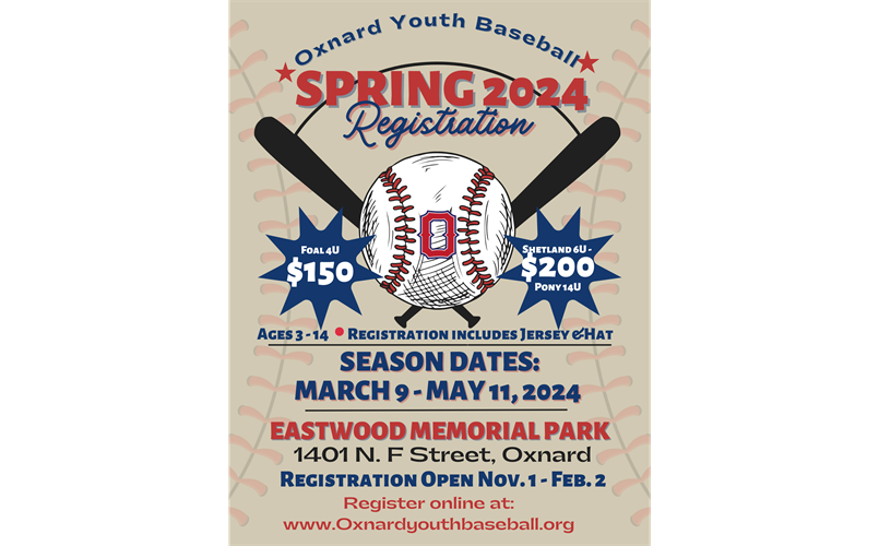 OYB Spring 2024 Baseball Registration