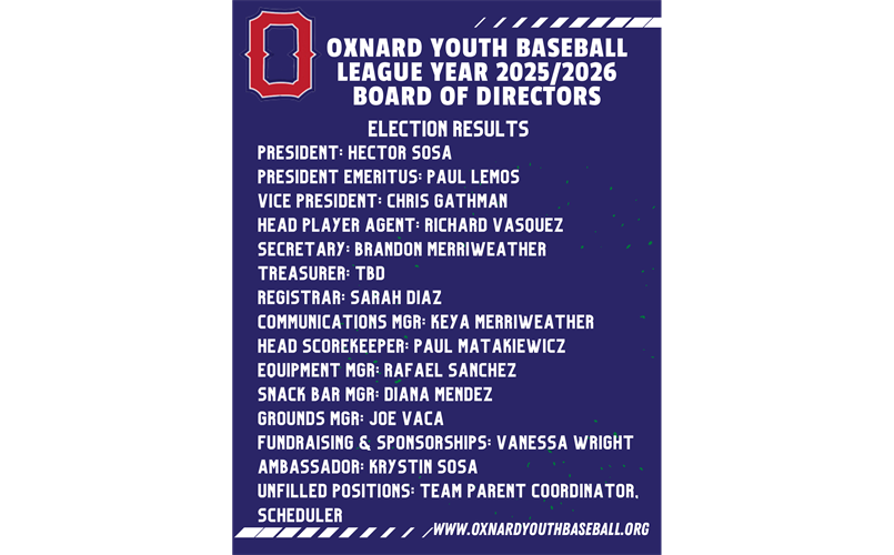 2025/2026 OYB Board